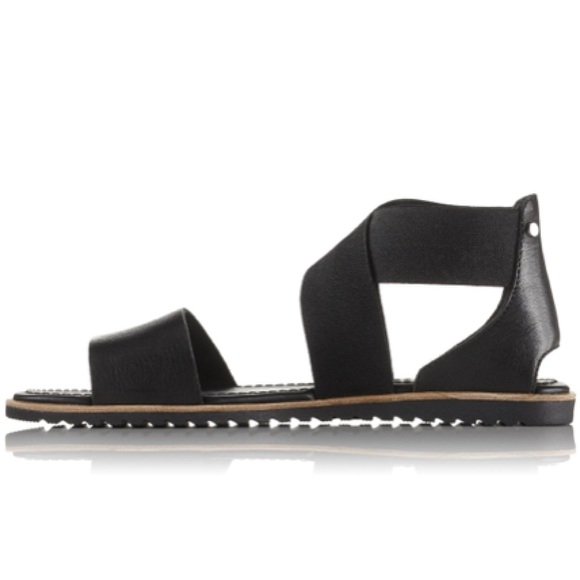 Sorel Ella Leather Sandals - Picture 2 of 5